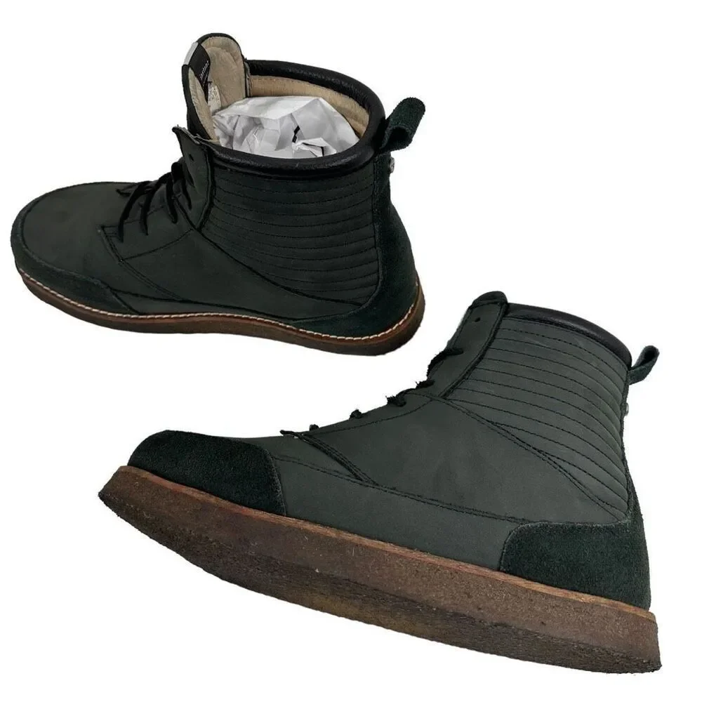 Volta Green Nubuck Suede Leather Boots Men’s Size 9